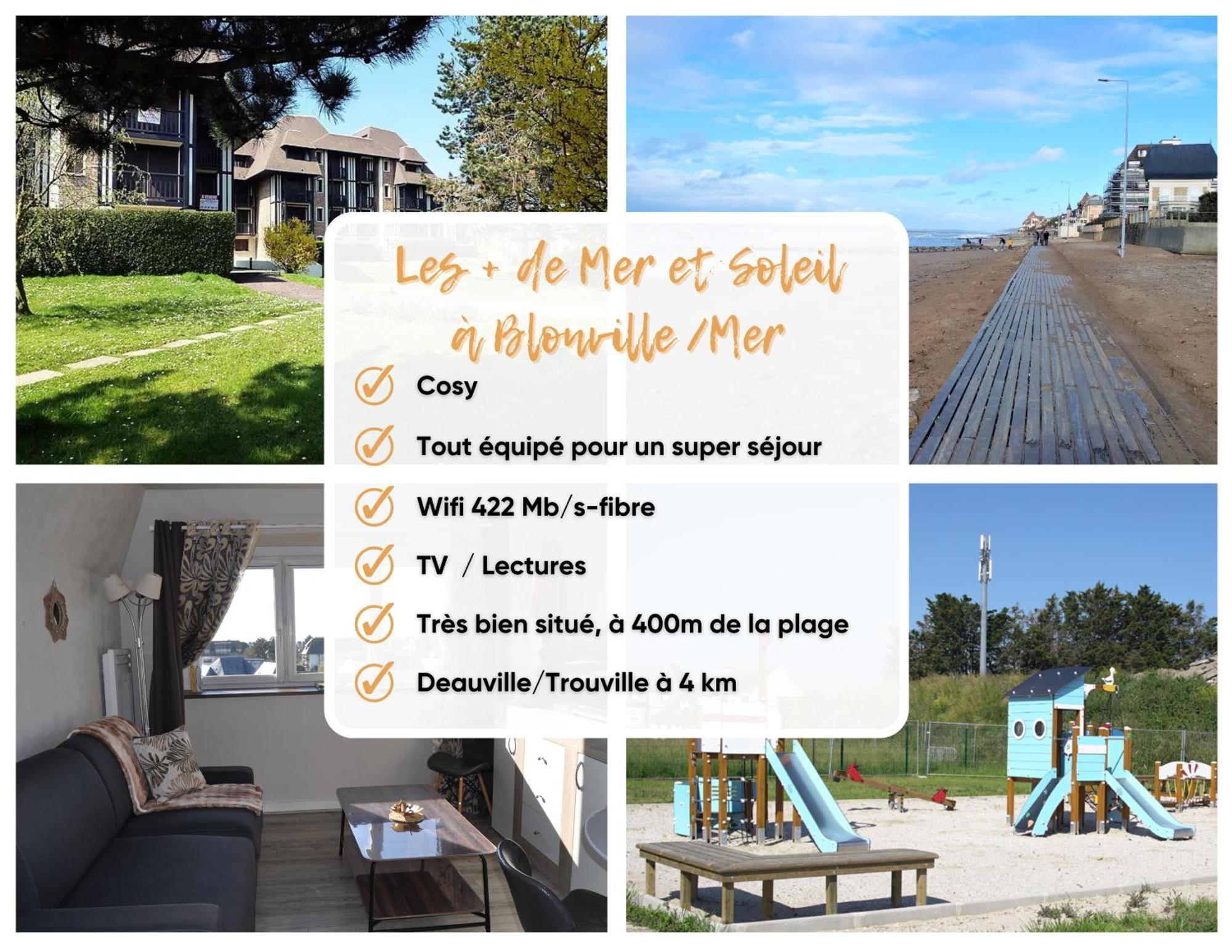 Mer Et Soleil A Blonville Sur Mer/ Deauville Exterior photo